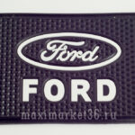Коврик антискатный силиконовый 20 смх13 см с логотипоv FORD