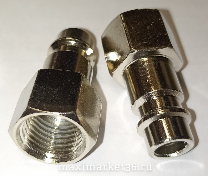 Штуцер (переходник) под быстросъём 1/4" с внутр. резьбой