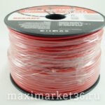 Провод одножильный медный 2,5мм (100 метров бухта) красный REXANT