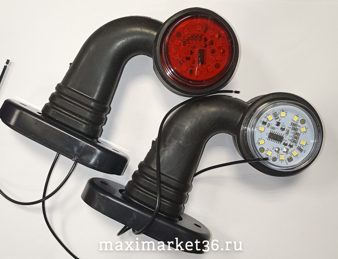 Фонарь габаритн.БЕГУЩИЙ LED ОГ-36 НОВЫЙ плоский рассеиватель