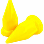 Колпачок на колёсную гайку 32 мм ЖЁЛТЫЙ ШИП МК-КО-44