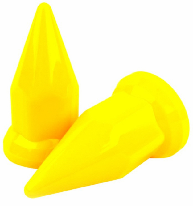 Колпачок на колёсную гайку 32 мм ЖЁЛТЫЙ ШИП МК-КО-44