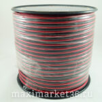 Провод двужильный акустич. медный 2Х 0,75мм в изоляции 100 метров(красно-чёрный) PR-0313