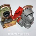 Разъём пневм. красный  ПАЛМ d=16 (к-т) 00605 (100-3521010/11 Мар) PR-0486