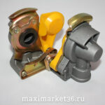 Разъём пневм. жёлтый+красн ПАЛМ d=22 (к-т) -1793 00496 (100-3521110/11 Мар)