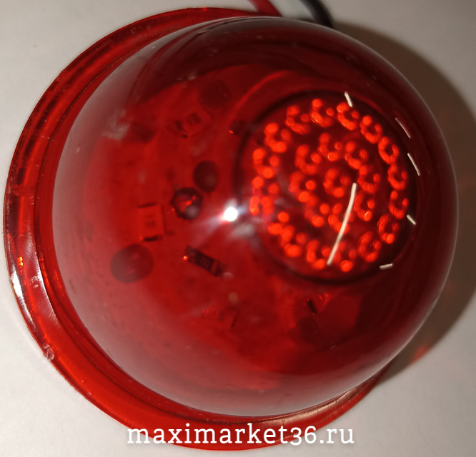 Светодиодный элемент (LED) фонаря габаритного E102 красный 24В -1919 DA-00833