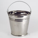 Ведро декоративное нержавейка среднее