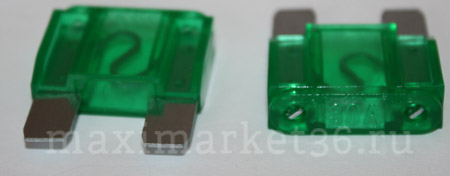 Предохранитель флажковый MAXI 30A GREEN ( T-114) PR-0584