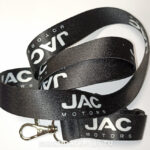 Шнурок-держатель на шею "JAC" модный с металлическим карабином