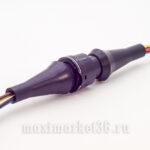 Разъём заднего фонаря ГАЗЕЛЬ в сборе (2 части с проводами)