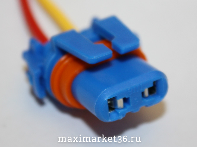 Разъём лампы HB3/9005 с проводами 1,0 мм кв PR-0293