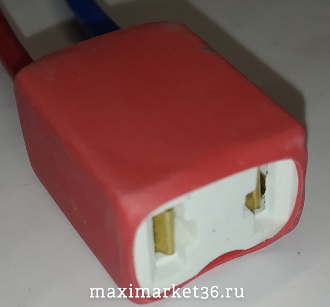 Разъём лампы Н7 с проводом (Фара на нов ГАЗЕЛЬ) КЕРАМИЧЕСКИЙ L-014