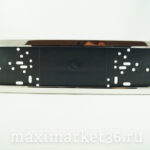Рамка номера металлическая (нерж на Пластик Адаптере) YFX8050(ZK8313)СИС (30)