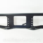 Рамка номерного знака AB-001 BLACK с верхней подсветкой /1/25