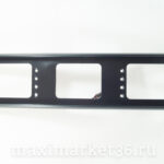 Рамка номерного знака AB-002 BLACK с боковой подсветкой Новосибирск /1/20