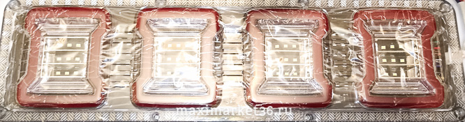 Фонарь задн LED универсальный с бегающ.повторителем и стопом 24V (ПАРА) W0023