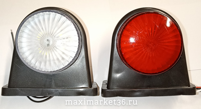 Фонарь габаритн.БЕГУЩИЙ LED ОГ-31 НОВЫЙ ПЛОСКИЙ ПАРА FZD-007