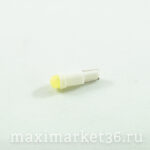 Автолампа W1.2W (W2*4.6d) 24V 1 SMD COB керамика WHITE X0041-24V