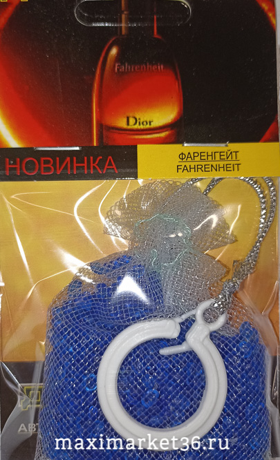 Освежитель воздуха-ароматизатор ГРАНУЛЫ В МЕШОЧКЕ "FAHRENHEIT"