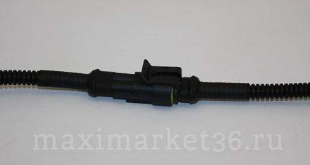 Разъём проводки 2- ой с проводами ГЕРМЕТИЧНЫЙ В ГОФРЕ (пара-папа+мама)PR-0814