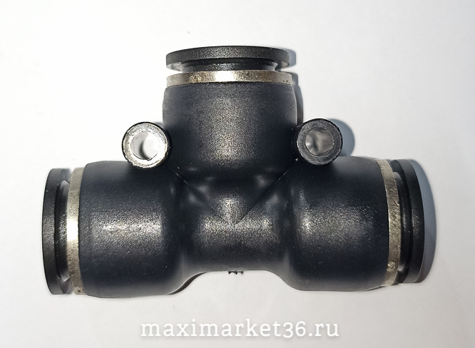 Фитинг тройник трубки ПВХ 12мм PR-0027 PUT12*/10шт -1783 21899
