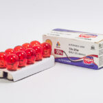 Автолампа P21W (BA15s - одноконтактная) 12 V ЖЁЛТАЯ СМЕЩЁННАЯ 21217OR YAMAHATO/BUIBS/FLY