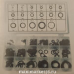 Набор резиновых колец 240 шт прозрач коробка зел.СИЛИКОНОВЫЕ кольца  -4116