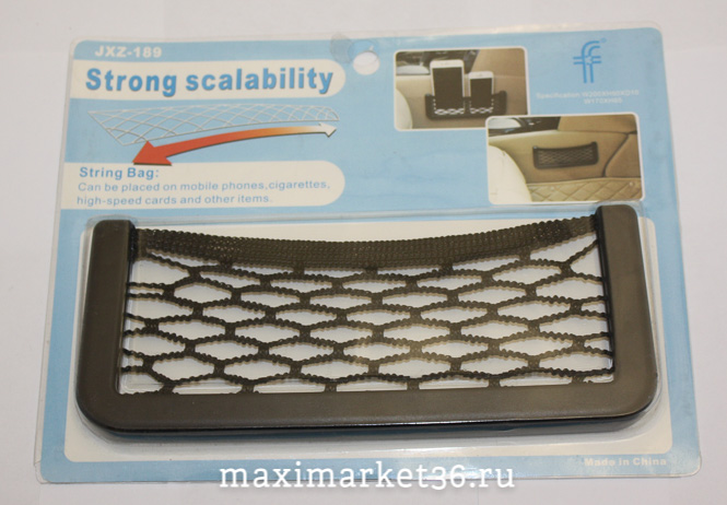 Сетка в багажник SET(DP)-202 "карман" большой для вещей 200Х60мм