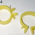 Скоба проводки желтая (20мм) 14570180