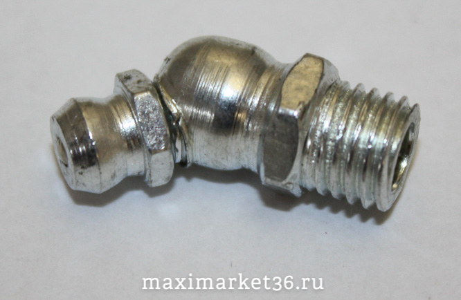 Тавотница(пресс-маслёнка) малая М8 .угловая 45-градусов -1447 PR-0330