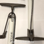 Насос ручной без манометра с НАБОРОМ ПЕРЕХОДНИКОВ белыйZF-038A