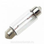 Автолампа C10W (SV8.5/8) 41мм софитная (салонная) 12V YAMAHATO М21210С41