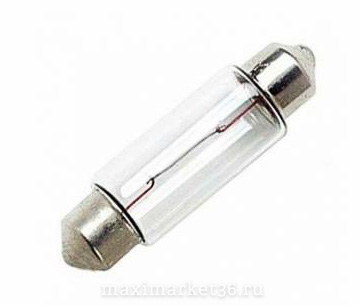 Автолампа C10W (SV8.5/8) 41мм софитная (салонная) 12V YAMAHATO М21210С41