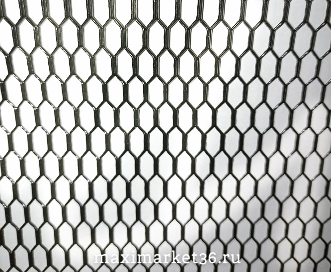 Сетка на бампер 40см Х 120 см СОТА ЧЁРНАЯ