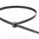 Хомут крепления проводов пласт    8х300  чёрный