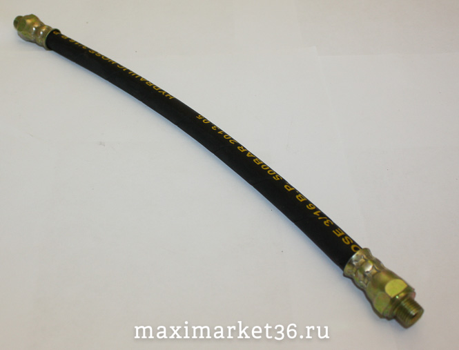 Шланг плунжерного шприца прокачки 30см ,армированный,усиленный с пружиной(d 10,8мм) -2837 01007