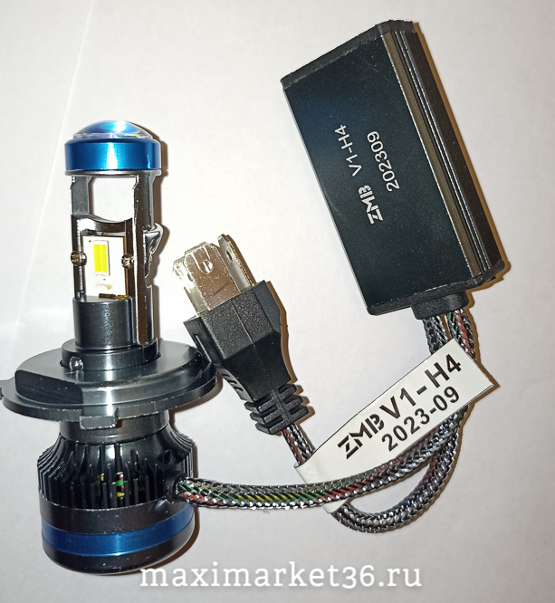 Лампа LED ЛИНЗОВАНЫЕ диоды H7 (ПАРА) 12-24V (Y9- -H7 )(V1-H7)