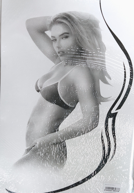 Наклейка "ДЕВУШКА-тату №15" 35х50 цвет чёрн двухсторон ПАРА 8639 (80338)