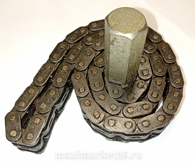 Съёмник масляного фильтра Цепной Грузовой ДЛИННЫЙ Россия под 6-ти гран