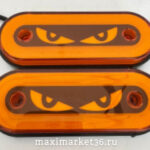 Фонарь маркерный универсальный G7051-YELLOW "ГЛАЗА" с прокладкой(цена за 1 шт) /2шт