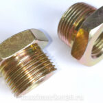 Соединитель-переходник латунь. с резьбы на резьбу22-16(наруж резь22х1,5/внутр16х1, 5) -3661/ PR-1136