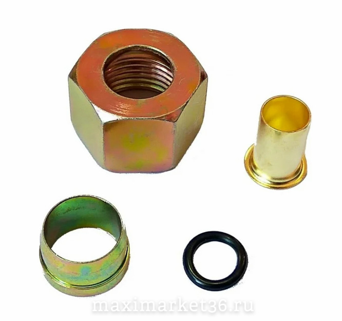 Рем/компл штуцера трубки (фурнитура) ПВХ 10 мм-8мм PR-0149