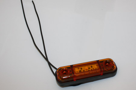 Фонарь габаритн.(ОГ-40М LED) МИГАЮЩИЙ ОРАНЖЕВЫЙ 24V -4785 светодиод аналог 014.3731-07М