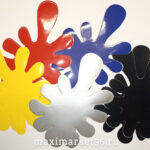 Наклейка "КЛЯКСА"№1 малая 9х13 см /10 0204 (16757)