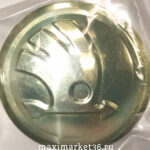 Наклейки на колпак ступицы с эмблемой D=56мм SKODA (4шт) ВЫПУКЛЫЕ ХРОМ