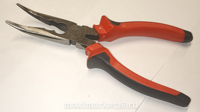 Пассатижи- утконосы усиленные изогнутые 200мм Q-031